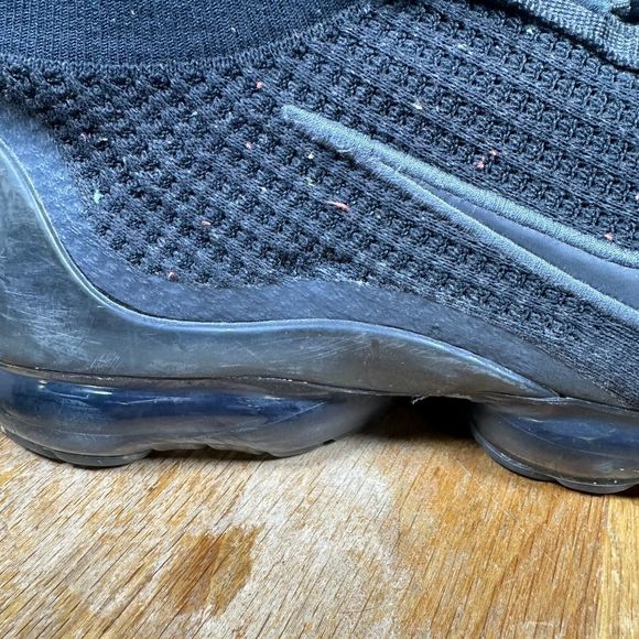 Nike Air VaporMax Flyknit 2021 Men\'s Size 11.5 Black Anthracite Shoes DH4084-001 main image 4